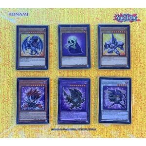 Yu-Gi-Oh! Chibi Card Enamel Pin Set Blue-Eyes Dark Paladin Neos Gold 2020 Konami